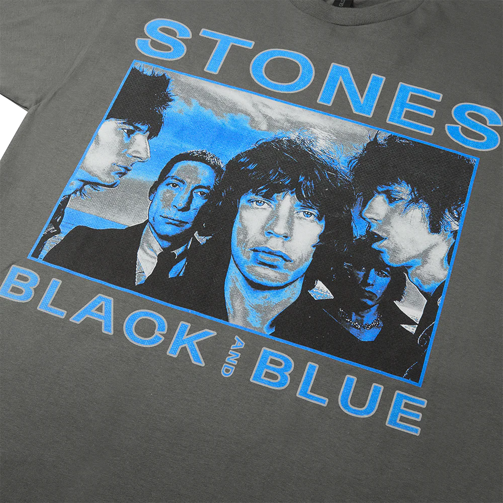 Black and Blue Charcoal T-shirt - Image 5