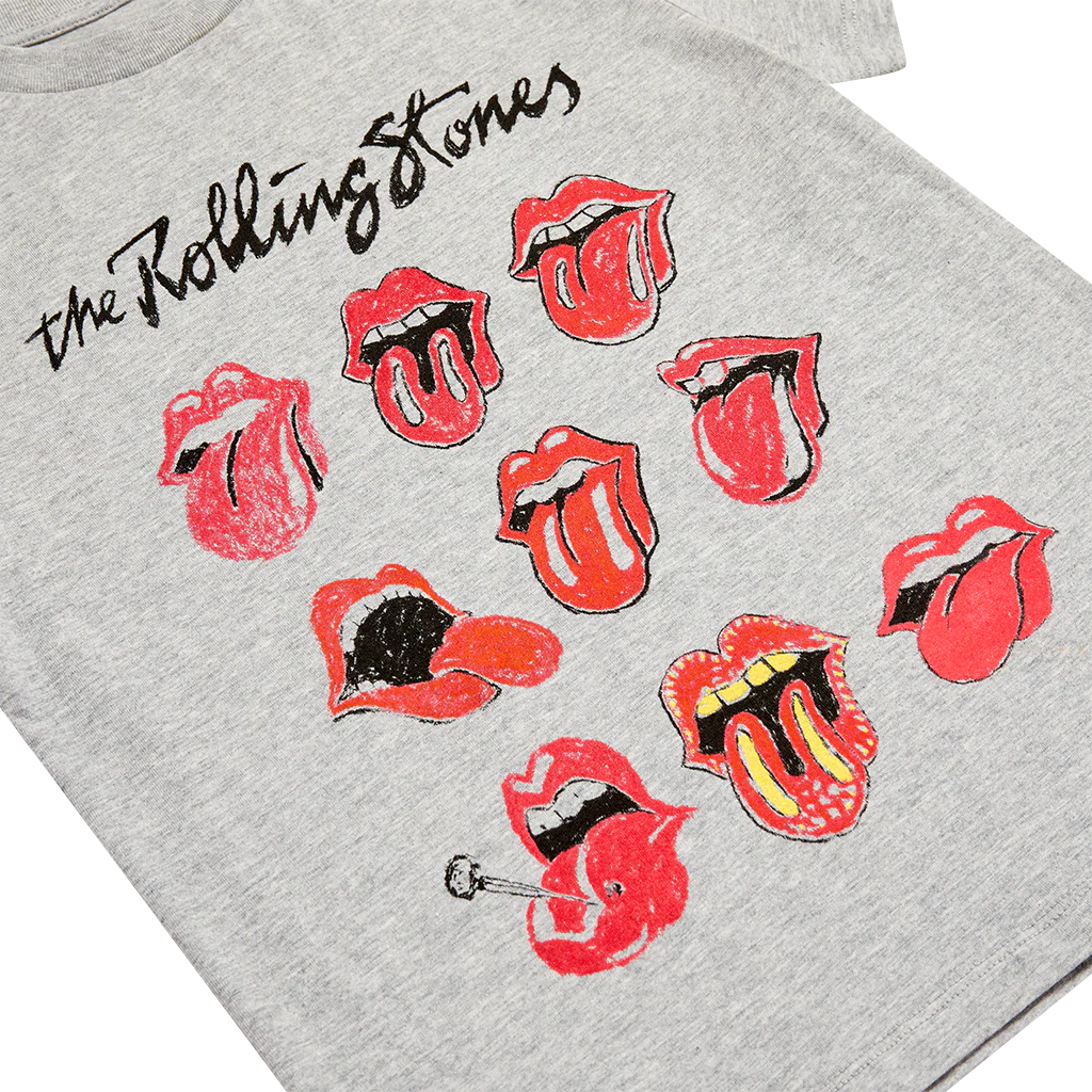 Kids Classic Tongues History Grey T-shirt - Image 3