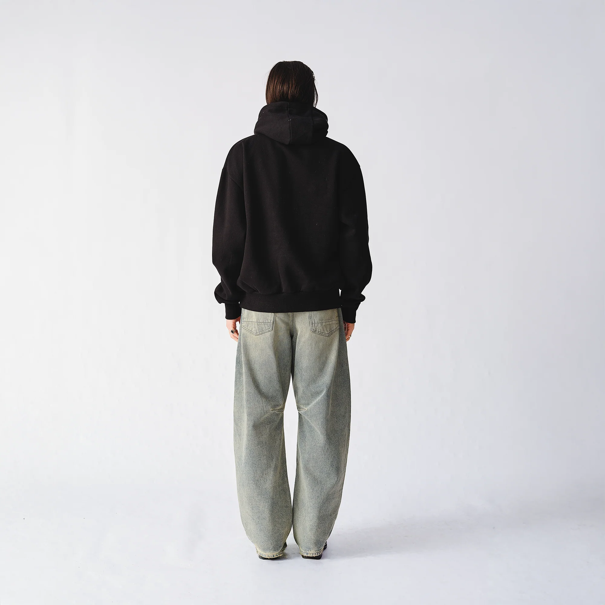 Multi Tongue Logo Black Pullover Hoodie - Image 3