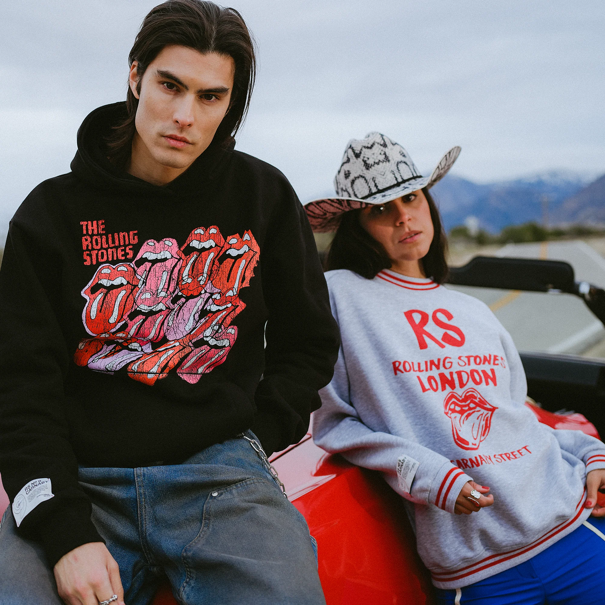 Multi Tongue Logo Black Pullover Hoodie - Image 7