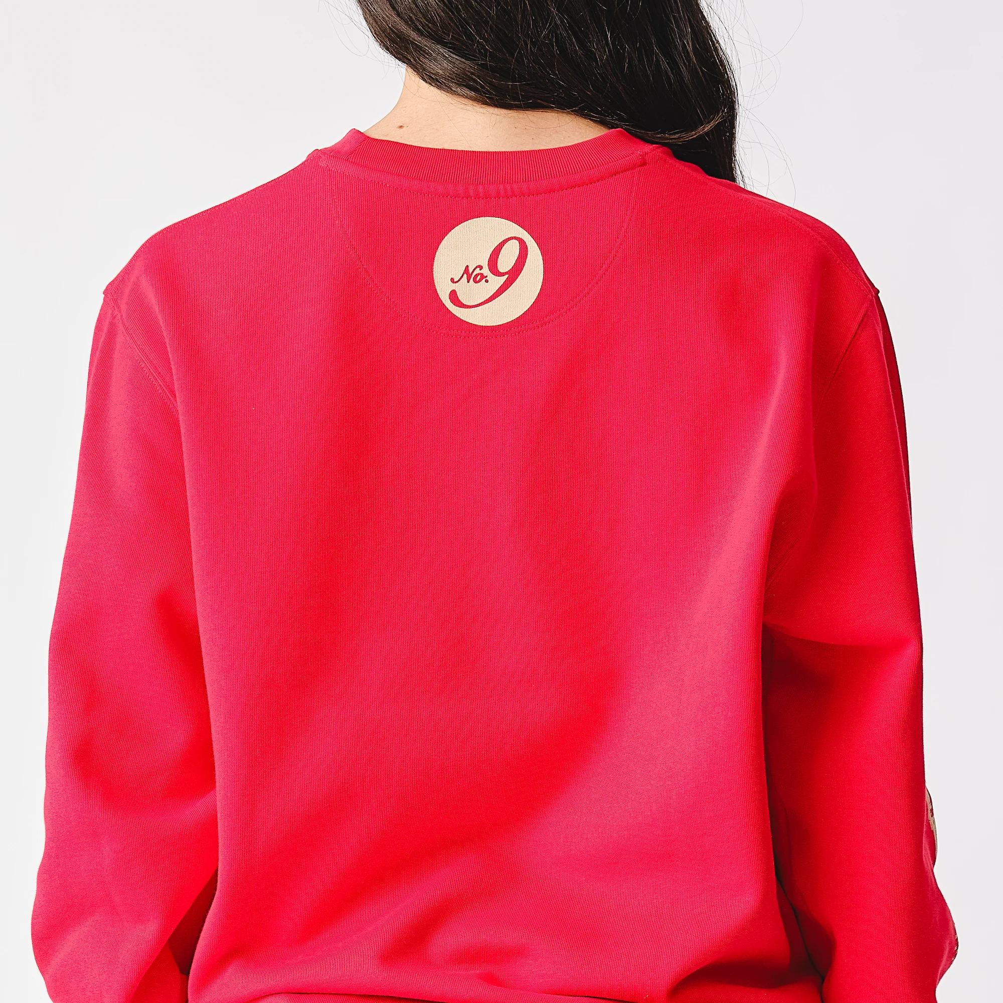 Rolling Stones Zipper Sleeve Red Crewneck Sweater - Image 9