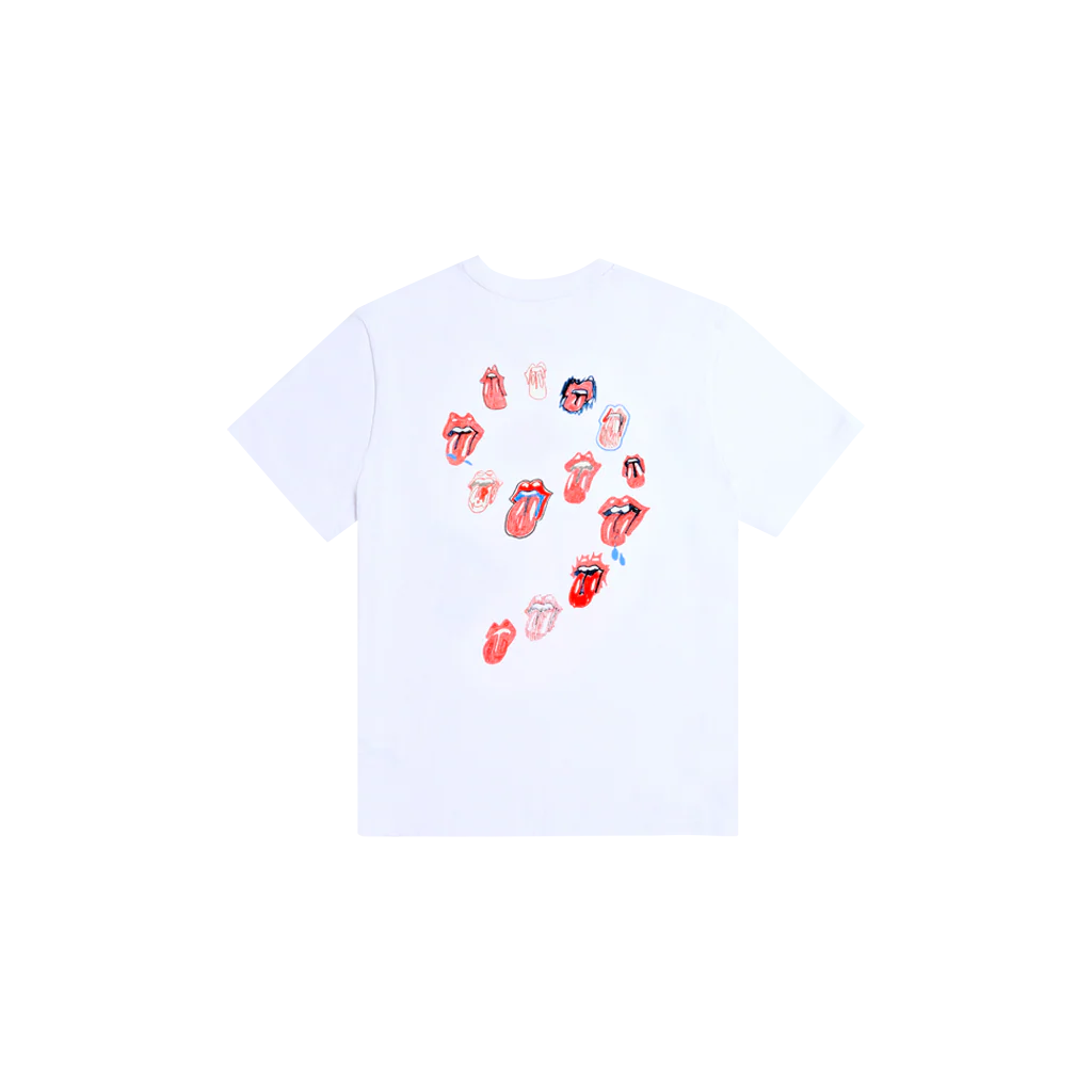 RS No. 9 Tongue Evolution White T-Shirt - Image 6