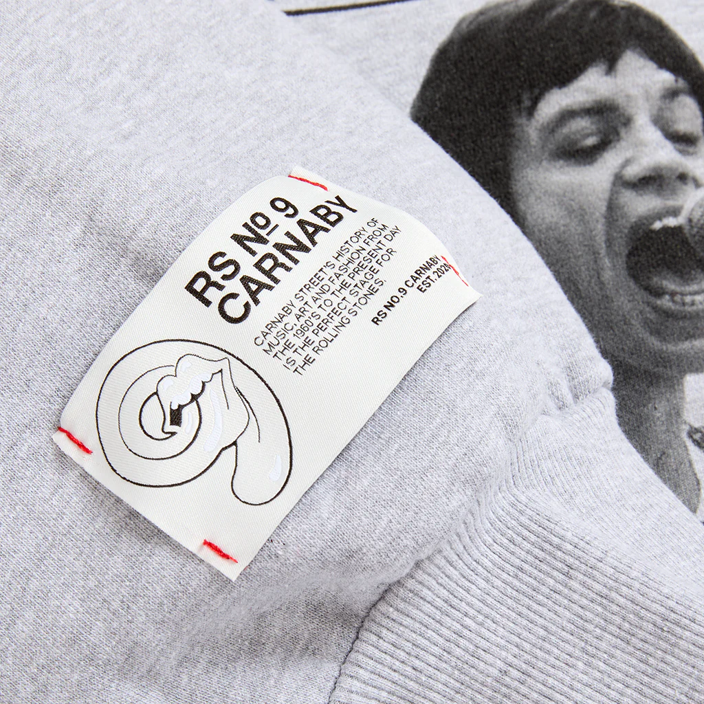 Street Fighting Man Newspaper Heather Grey Hoodie - Image 5