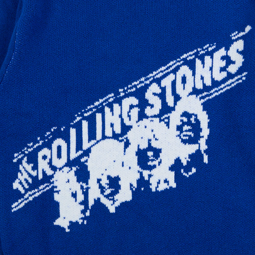 Welcome The Rolling Stones Knit Blue Sweater - Image 2